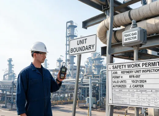 Refinery and petrochemical safety gas detection